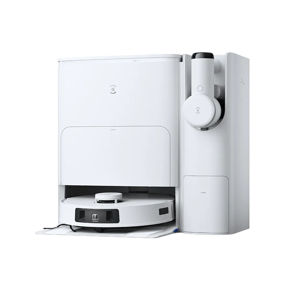 DEEBOT T30S COMBO Aspirateur Robot Laveur Blanc + Aspirateur Main