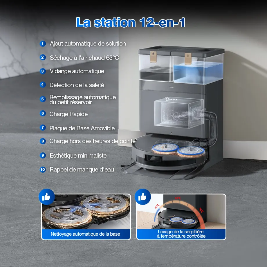 DEEBOT T50 MAX PRO OMNI Gen2 Noir – Image 7
