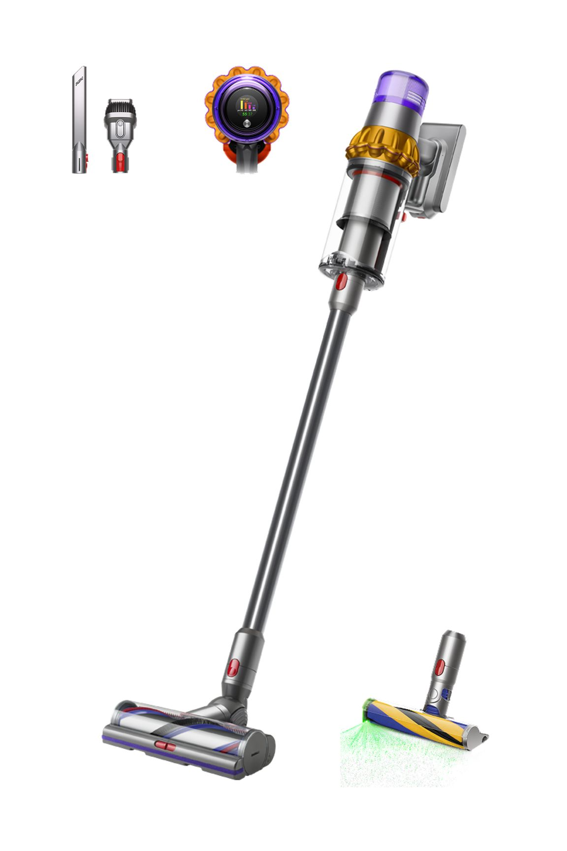 Dyson V15 Detect Total Clean Extra | Jaune/Nickel